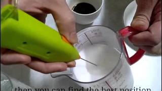 How To Make Latte Art with Mini Milk Frother [upl. by Ahseenat]