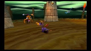 Spyro the Dragon  Tree Tops Walkthrough PS1 [upl. by Osicran]