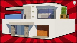 TUTO GRANDE MAISON MODERNE FACILE À FAIRE  Minecraft [upl. by Stearne]