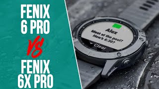 Fenix 6 Pro vs 6x Pro What are the Main Differences [upl. by Etterual823]