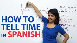 Telling time in Spanish  Explanation Basic [upl. by Nap]