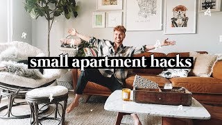 10 SMALL APARTMENT DECORATING TIPS  HACKS  Lone Fox [upl. by Cicily]