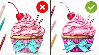 DOS amp DONTS How to Draw with Colored Pencils [upl. by Ahseneuq]