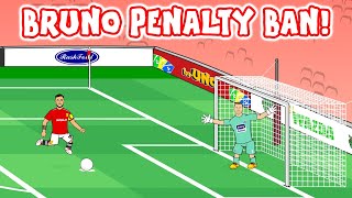 LEAKED FOOTAGE of new Bruno Fernandes penalty techniques ► 442oons [upl. by Galven532]