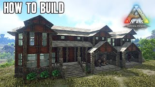 ARK  Large House With Dino Pen [upl. by Aidnyl]