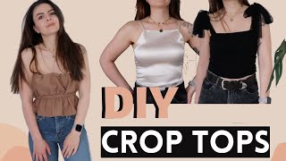 DIY Crop Tops from Scrap Fabrics [upl. by Beare]