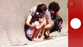 Caught on camera Soldiers and gang members in intense gunfight near Brazil favela [upl. by Montagna596]