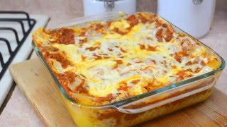 COMO HACER LASAGNA LASAÑA MUY FACIL  Recién Cocinados [upl. by Namia]