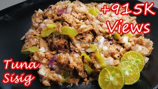 HOW TO COOK THE EASIEST TUNA SISIG RECIPE [upl. by Ellata]