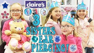 Ear Piercing at Claires  Crazy8Family [upl. by Steck20]