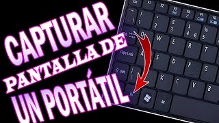 Como Capturar la Pantalla de un Portatil [upl. by Nilrah]