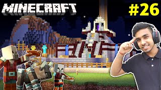 CAN I DEFEND MY CASTLE FROM A PILLAGERS RAID  MINECRAFT GAMEPLAY 26 [upl. by Nevak]