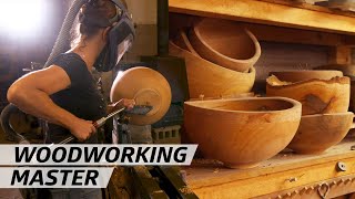 How a Woodworking Master Makes Bowls — Handmade [upl. by Eamon]