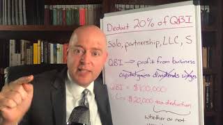 The Qualified Business Income QBI Tax Deduction US Tax [upl. by Kenay]