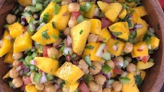 Mango Salad Recipe By Sweet And Savory  HOW TO MAKE MANGO SALSA SS [upl. by Singleton]