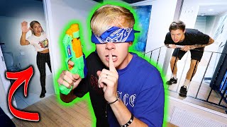 BLIND HIDE AND SEEK pt 3 scary  Sam Golbach [upl. by Clance]