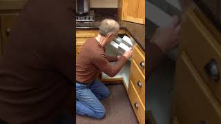 How to Install a Lazy Susan into a base cabinet onsite [upl. by Genna]