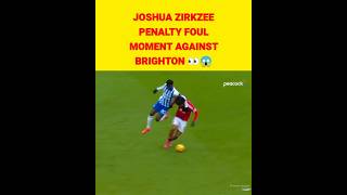 Zirkzee Penalty Foul vs Brighton 😱 [upl. by Cassilda]