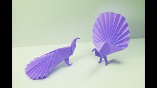 How to make a paper Peacock [upl. by Gellman]