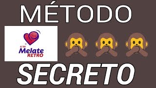 Método SECRETO para GANAR el MELATE RETRO 2019 [upl. by Eselehs]