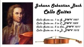 Johann Sebastian Bach  Cello suites in 432 Hz great for reading or studying [upl. by Fortin]