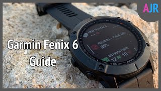 The Garmin Fenix 6 guide 16 tips for settings maps music battery data screens and Connect IQ [upl. by Hooper]