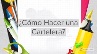 ¿como hacer carteleras [upl. by Yesiad]