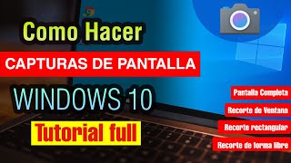 Cómo hacer una Captura de Pantalla en pc Windows 10 [upl. by Otsuaf618]