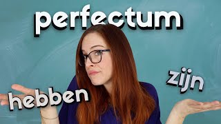 PERFECTUM in DUTCH when to use HEBBEN or ZIJN NT2  A2 [upl. by Eidolem227]