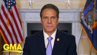 New York Gov Andrew Cuomo talks about the rise in COVID19 cases l GMA [upl. by Aelyak952]