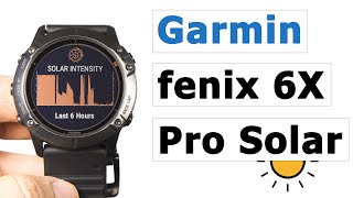 Garmin Fenix 6X Pro Solar review amp comparison amp tests English version [upl. by Ennywg452]