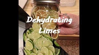 Dehydrating Limes and making Lime Powder [upl. by Jerman]