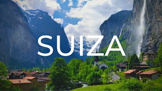 Paisajes de Suiza  Pueblos Ciudades y Montañas  4K Ultra HD [upl. by Kaja]