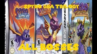 Spyro GBA trilogy all bosses [upl. by Wenz926]