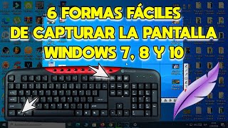 💻 Cómo Hacer CAPTURA DE PANTALLA en PC  6 Formas para Hacer SCREENSHOT en PC  Windows 7 8 y 10 ✅ [upl. by Howlend]