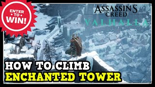 Assassins Creed Valhalla How to Climb the Enchanted Tower in Jotunheim Sync Point [upl. by Naivaf]