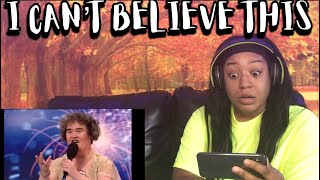 Susan Boyles First Audition I Dreamed a Dream  Britains Got Talent REACTION [upl. by Anirdnajela]