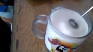 Aerolatte Review Frothing Cold Milk In Under 1 Minute [upl. by Leind]