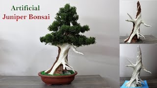 How to make an Artificial Juniper Bonsai Tree [upl. by Margit]