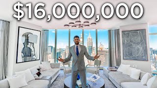 NYC Apartment Tour 16 MILLION LUXURY APARTMENT [upl. by Oaoj]